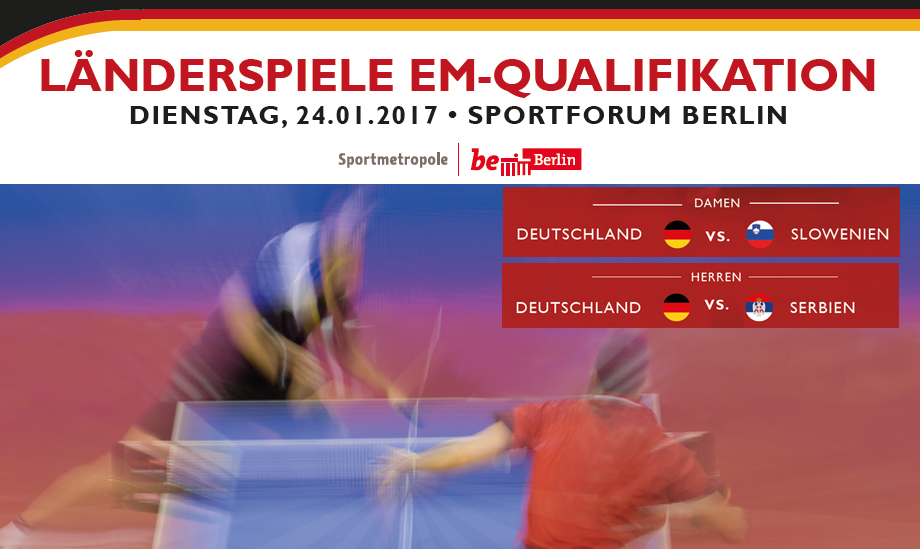 Aktualisiert: Doppelländerspieltag am 24. Januar 2017 in Berlin