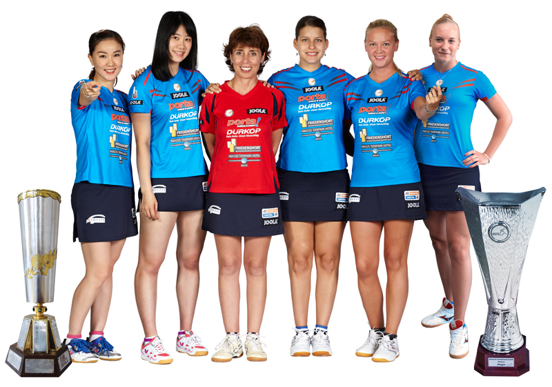 Alle guten Dinge sind vier! - Damen vom ttc berlin eastside werden erneut Champions League Sieger!