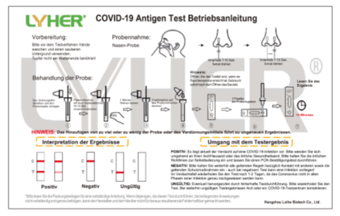 Corona Selbsttests über den LSB Berlin