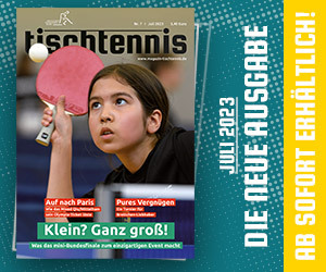 Juli-Ausgabe tischtennis