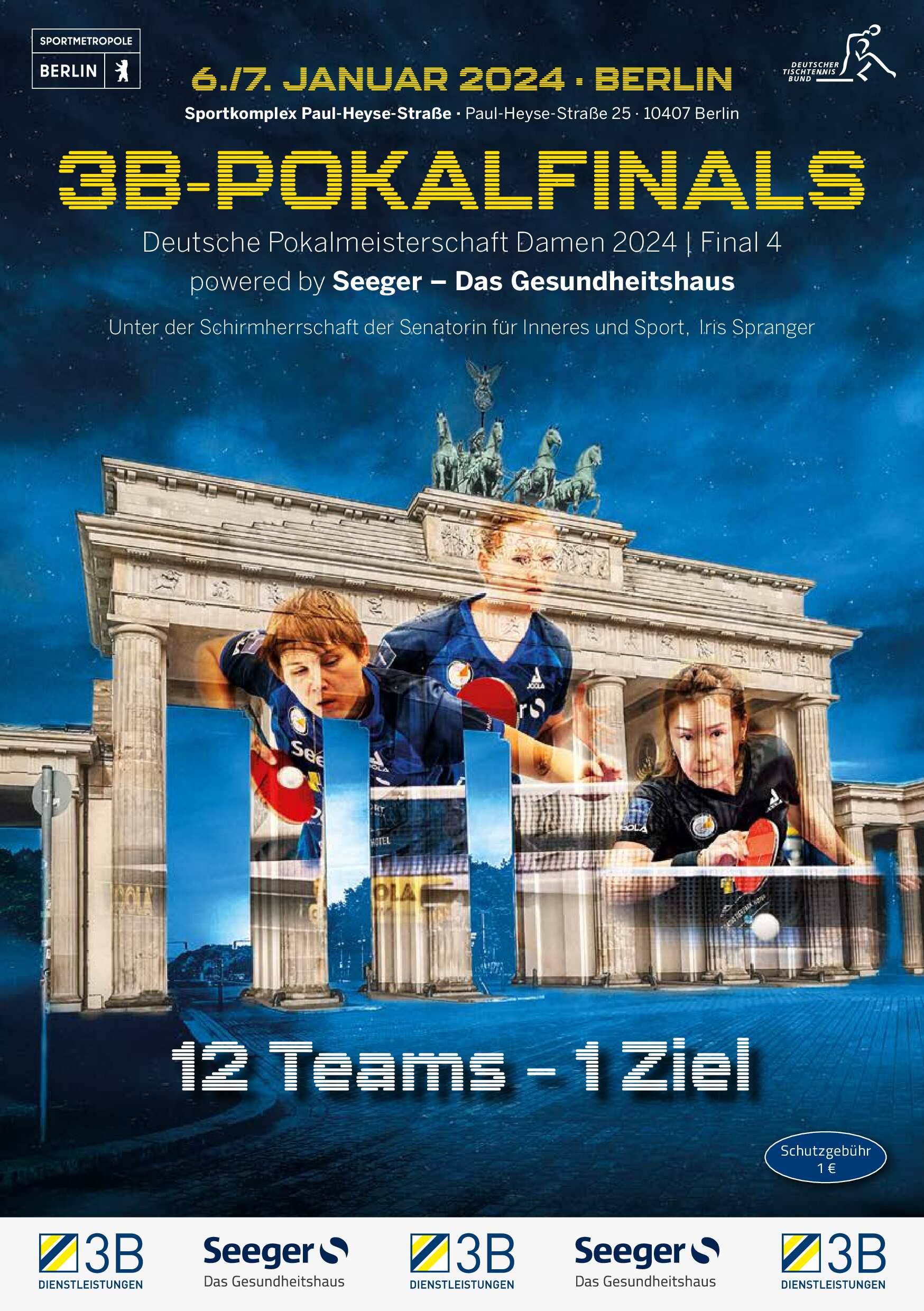 Deutsche Pokalmeisterschaft Damen: Final 4 am 06./07. Januar 2024