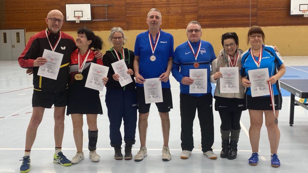 Siegerehrung Senioren-BEM Mixed 60/65